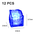 Miniatyrbillede 2 af 5: Lysende LED Isterninger (12) blue