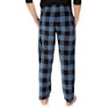 Miniatyrbild 4 av 6: 3-pack rutiga herrpyjamasbyxor set botten fleece lounge sovplagg PJs med fickor mikrofleece