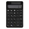 Miniatyrbild 2 av 8: Mini 2.4G USB trådlöst 2 i 1 29 tangenter numeriskt tangentbord tangentbord och miniräknare med LCD-skärm