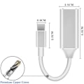 Miniatyrbillede 3 af 5: USB C til HDMI Adapter, 4K Type-C til HDMI Adapter (Thunderbolt 3 Kompatibel) med Video Audio Output til MacBook Pro 2019/2018/2017, Note 9/S9/Note