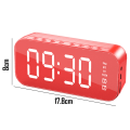 Miniatyrbild 2 av 5: Väckarklocka för sovrum/kontor, digital klocka med Bluetooth-högtalare, väckarklocka för tunga sovare