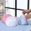 Miniatyrbilde 3 av 5: 2 stk. undertøysposer for vask med glidelås, BH-pose for vaskemaskin, vaskeposer i netting for BH, truser, undertøy, sokker og strømper