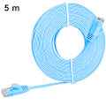Miniatyrbild 2 av 5: Cat6 Platt Skärmad RJ45 Ethernet Patch Nätverkskabel Pläterad Kontakt STP Ledningar för Hög Hastighet Dator Router Ethernet LAN Nätverk