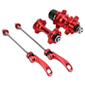 Miniatyrbillede 3 af 5: PASAK Cykelnav Aluminium Legering Høj Hastighed Letvægts 20/24 Huller Racercykel Nav med Quick Release Rød