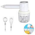 Miniatyrbild 2 av 5: Trådlös elektrisk handmixer, 3-hastighets USB-laddningsbar handmixer för barnmat, bärbar elektrisk visp sladdlös mini handhållen mixer för ägg