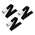 Miniatyrbild 2 av 8: 3PCS Tourniquets Nödläges Tourniquet Första Hjälpen Livräddande Hemorragi Kontroll Hög Elasticitet Nöd Tourniquet Svart