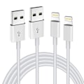 Miniatyrbillede 1 af 5: Oplader Lightning Kabel til iPhone, 2 Pak iPhone Hurtig Opladningsledning, Data Synkronisering Overførsel til 13/12/11 Pro Max Xs X XR 8 7 6 5 5s iPad iPod Mere