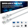 Miniatyrbillede 5 af 5: Udendørs Ethernet-kabel, Cat5 Udendørs Ethernet-kabel Vandtæt Ethernet-kabel Højhastigheds LAN-netværks patchkabel med forgyldt RJ45-stik