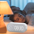 Miniatyrbild 5 av 5: Väckarklocka för barn Digital väckarklocka Spegelklocka USB-port