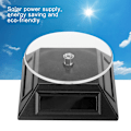 Miniatyrbillede 5 af 10: Solar Showcase 360 Graders Drejeskive Roterende Smykke Organizer Display Stand (Sort)