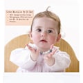 Miniatyrbilde 4 av 5: Smokkesnor for gutter og jenter, smokkeklyper, silikon bitering, smokkeholder for babyshower, gave