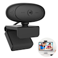 Miniatyrbilde 1 av 5: 1080P Webkamera med Mikrofon, Driverfri USB HD Webkamera for PC/Mac/Laptop/MacBook/Nettbrett