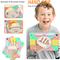 Miniatyrbild 5 av 5: iPad 9:e generationens fodral, iPad 10,2 tums fodral med pennhållare, axelrem, stativ, [360 roterande handrem] för 9:e/8:e/7:e generationen,