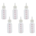 Miniatyrbillede 1 af 5: 6 stk. 50 ml Sutteflaske til Baby Kæledyr - Små Dyr/Katte/Hunde/Hvalpe/Killinger