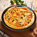 Miniatyrbillede 2 af 5: 26CM Non-stick Pizzaform Pizzabakke Rund Pizzabakke Stærkt Bageværktøj