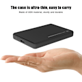 Miniatyrbillede 3 af 5: 2,5\" Mobilt Harddisk Eksternt Kabinet ABS 5Gbps Transmission HDD Boks USB3.0 SATASort