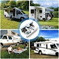 Miniatyrbillede 5 af 5: 2 stk. dørblok til campingvogn, dørstopper i zinklegering, tilbehør til campingvogn autocamper, fjederdørblok til have, mobilhome, soveværelse, stue,