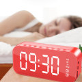 Miniatyrbild 4 av 5: Väckarklocka för sovrum/kontor, digital klocka med Bluetooth-högtalare, väckarklocka för tunga sovare