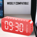 Miniatyrbild 5 av 5: Väckarklocka för sovrum/kontor, digital klocka med Bluetooth-högtalare, väckarklocka för tunga sovare