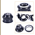 Miniatyrbillede 4 af 5: Aluminiumslegering Cykel Forgaffel Frempind Headset Udskiftning Tilbehør Cykel (Sort)