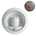Miniatyrbild 2 av 5: Underbara rörelsesensor katt nattlampor för kattälskare flickor med uppladdningsbart batteri, inbyggd magnet med 2 ljusstyrkenivåer