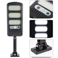 Miniatyrbillede 3 af 5: Udendørs solcellelampe, 2 pakker 213 LED udendørs sikkerhedslys med 180° bevægelsessensor justerbar vandtæt solcellelampe til udendørs væg, have, vej,
