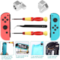 Miniatyrbild 2 av 5: 3D Analog Joystick Thumb Sticks Ersättning för Nintendo Switch, Skruvmejsel Set Reparationsverktyg Kit för Nintendo