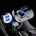 Miniatyrbillede 3 af 5: Bluetooth FM-sender til bil, trådløs Bluetooth 5.0 bilradioadapter-sender QC 3.0 dobbelt USB-billader-sæt med håndfri opkald og musik