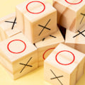 Miniatyrbillede 2 af 5: Træ XO Tic Tac Legetøj Børns Puslespil Logisk Tænkning Træning Interaktivt Bordspil for To Personer
