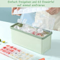 Miniatyrbilde 4 av 5: Isbitbeholder med lokk, isbitform med lokk, isbitbeholder, 3 × 21-roms liten isbitform med isbitboks og skuffe