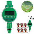 Miniatyrbillede 1 af 5: Automatisk vandingsur, timer, timer, LCD-display, digital automatisk tidsbesparende vanding med vandtæt beskyttelsesdæksel til haven