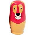 Miniatyrbillede 7 af 7: Babushka Nesting Matryoshka Træ Russiske Nesting Dukker Legetøj Gave i Dyreform