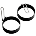 Miniatyrbillede 5 af 5: 4 stk. Stegte Ægforme, Pandekageform Rustfrit Stål Non-Stick Pandekageform
