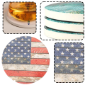 Miniatyrbillede 3 af 5: Absorberende keramiske sten coasters, Guldsmed, Sten coasters