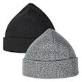 Miniatyrbilde 1 av 5: 2 stk. varme luer for kvinner og menn, strikket baggy dobbel lag varm brettet skull beanie for ski og skøyter