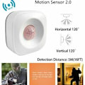 Miniatyrbild 2 av 4: Tuya WIFI PIR Rörelsesensor Rörelsedetekteringssensor Smart Life APP Trådlöst Hem Säkerhetssystem Fungerar med Alexa Scenario Set