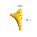 Miniatyrbild 2 av 5: 12-håls plast alt C ocarina, presentidé för nybörjarmusiker, lätt att lära sig