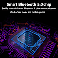 Miniatyrbillede 5 af 5: Bluetooth FM-sender til bil, trådløs Bluetooth 5.0 bilradioadapter-sender QC 3.0 dobbelt USB-billader-sæt med håndfri opkald og musik
