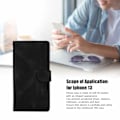 Miniatyrbillede 3 af 5: Klassisk PU Læder Wallet Kort Flip Case Magnetisk Spænde Telefon Cover Shell til Iphone 13 Sort