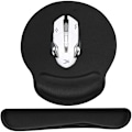 Miniatyrbillede 2 af 5: Tastatur håndledsstøtte og musemåtte med håndledsstøtte, memory foam sæt til computer/laptop/Mac, holdbar & komfortabel & letvægt for nem skrivning &