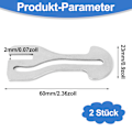 Miniatyrbillede 2 af 8: ZLIP® og Slide |Indkøbsvognsløsner rustfrit stål med nøglering |Indkøbsvognsåbner til alle indkøbsvogne |Nøglevedhæng åbner frontlæsser og
