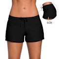 Miniatyrbild 3 av 5: Boardshorts Dam badkläder Tankini badbyxor baddräkt botten Boardshorts strandshorts - Svart