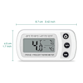 Miniatyrbillede 5 af 5: Vandtæt Køleskabstermometer, Digitalt Fryserumstermometer, Max/Min Registreringsfunktion Stor LCD-Skærm og Magnetisk Bagside til Køkken