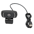 Miniatyrbillede 2 af 8: Computer Kamera Plug and Play Online Undervisning Live Konference Autofokus Fleksibel Driverfri 640x480 USB WebcamC200 Sort Indre Mærke 640x480P