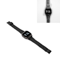 Miniatyrbild 1 av 8: LED-klocka för student Tetragonum Digital Sports Watch med fällbart spänne Alarm Timing Nattljusfunktion för dagligt bruk Svart