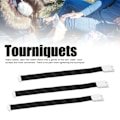 Miniatyrbild 7 av 8: 3PCS Tourniquets Nödläges Tourniquet Första Hjälpen Livräddande Hemorragi Kontroll Hög Elasticitet Nöd Tourniquet Svart