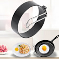 Miniatyrbillede 2 af 5: 4 stk. Stegte Ægforme, Pandekageform Rustfrit Stål Non-Stick Pandekageform
