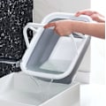 Pikkukuva 4 / 5: Kokoontaittuva pesuallas kahvalla ja kannella, 2,37 gal/9L - 4 gal/15L kokoontaittuva pesuvati retkeilyyn, ulkoiluun, astioiden pesuun, keittiöön, piknikille, patikointiin ja