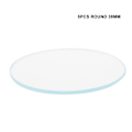 Miniatyrbilde 2 av 2: 5 stk. runde 37/38/39MM flate urkrystallglass linse reservedeler verktøy 38MM