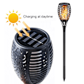 Miniatyrbillede 5 af 6: Solcellelamper 33 LED 72cm Flammende Lys Udendørs Haveindretning - 4 Pak
